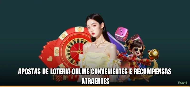 Imagem promocional da 56bet mostrando a plataforma e suas vantagens